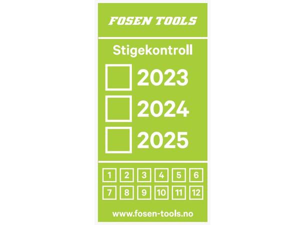STIGEKONTROLL OBLAT 2023 - 2025 30 x 60mm, Fosen Tools